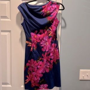 Flowered sleeveless dress